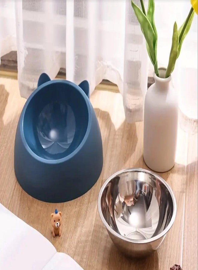 ODMART Pet Bowl for Dogs & Cats - Stainless Steel Feeding Bowl with Non-Slip Base | Cute Design Pet Food & Water Bowl for Puppies, Kittens, Small & Large Pets (Multicolor) - Image 5
